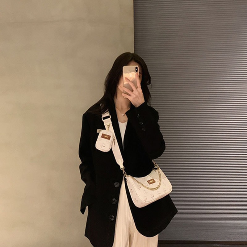 New Crossbody Bag for Women, Adjustable Wide Shoulder Strap, High End Shoulder Bag, Underarm Bag