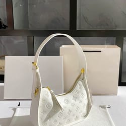 women's high-end new fashion embroidered underarm bag, crossbody baguette for easy match