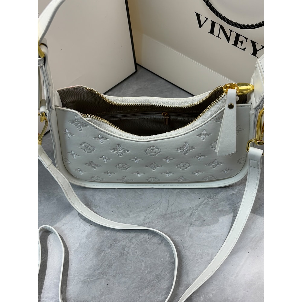 Women's High-End New Fashion Embroidered Underarm Bag, Crossbody Baguette for Easy Match