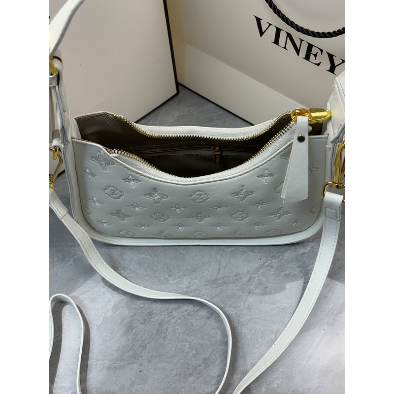 Women's High-End New Fashion Embroidered Underarm Bag, Crossbody Baguette for Easy Match