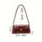 Retro Baguette Underarm Bag Womens High Feeling Fashion Shoulder Bag PU Material 5