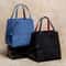 Simple Black Knitted Bag New Large Capacity Shopping Tote For Women 0