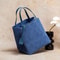 Simple Black Knitted Bag New Large Capacity Shopping Tote For Women 3