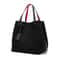 High Quality Craft Large Capacity Handbag Fashion Classic New Pure Color Outer Pocket Ladies Handba 5