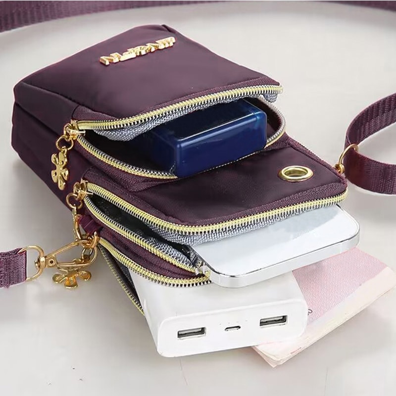 Vertical Wrist Wallet, Fashionable Crossbody Mini Bag, Phone Pouch, Practical and Stylish Accessory