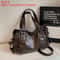 Contrasting Colors Compartment Shoulder Bags For Women Fashion PU Handbag 6