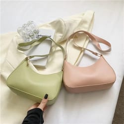 version simple crossbody bag, casual armpit shoulder handbag for women