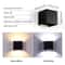 LED Cube Porch Light, Warm White, Adjustable, Surface Mounted for Indoor and Outdoor Gardens