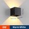 LED Cube Porch Light, Warm White, Adjustable, Surface Mounted for Indoor and Outdoor Gardens