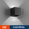 LED Cube Porch Light, Warm White, Adjustable, Surface Mounted for Indoor and Outdoor Gardens