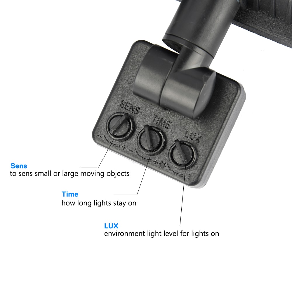 Waterproof LED Spotlight for Garden, Outdoor Sensor Floodlight Wall Light for Courtyard, Security Lighting
