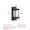 Exterior Wall Lighting, Waterproof Metal Wall Lamp for Villa, Hotel, Porch