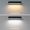 Porch Sign Lighting, Aluminum Lamp Outdoor Waterproof Strip Wall Lights for Courtyard and Garden Decor Light Fixture