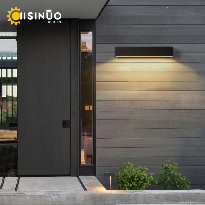 Waterproof Lamp For House Patio Doorway Aluminum Exterior Wall Light Fixtures Garage Decor 1