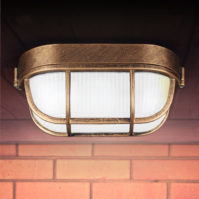 Vintage Waterproof Ceiling Lamp, Explosion-proof Outdoor Wall Light, Outdoor Porch Lighting