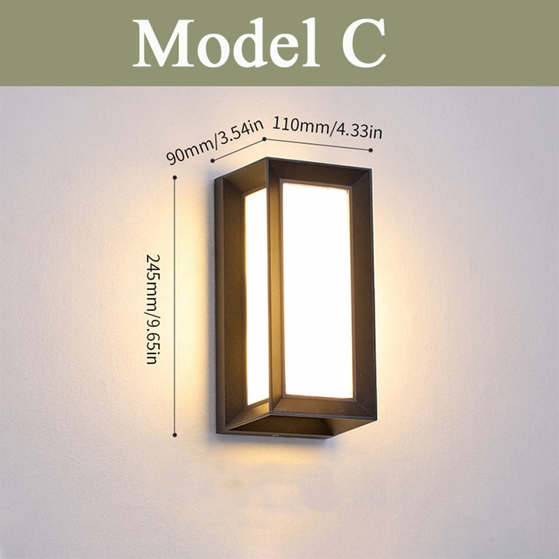 Decorative Waterproof Lamp For Indoor Bedroom Outdoor Porch Garden Light 11