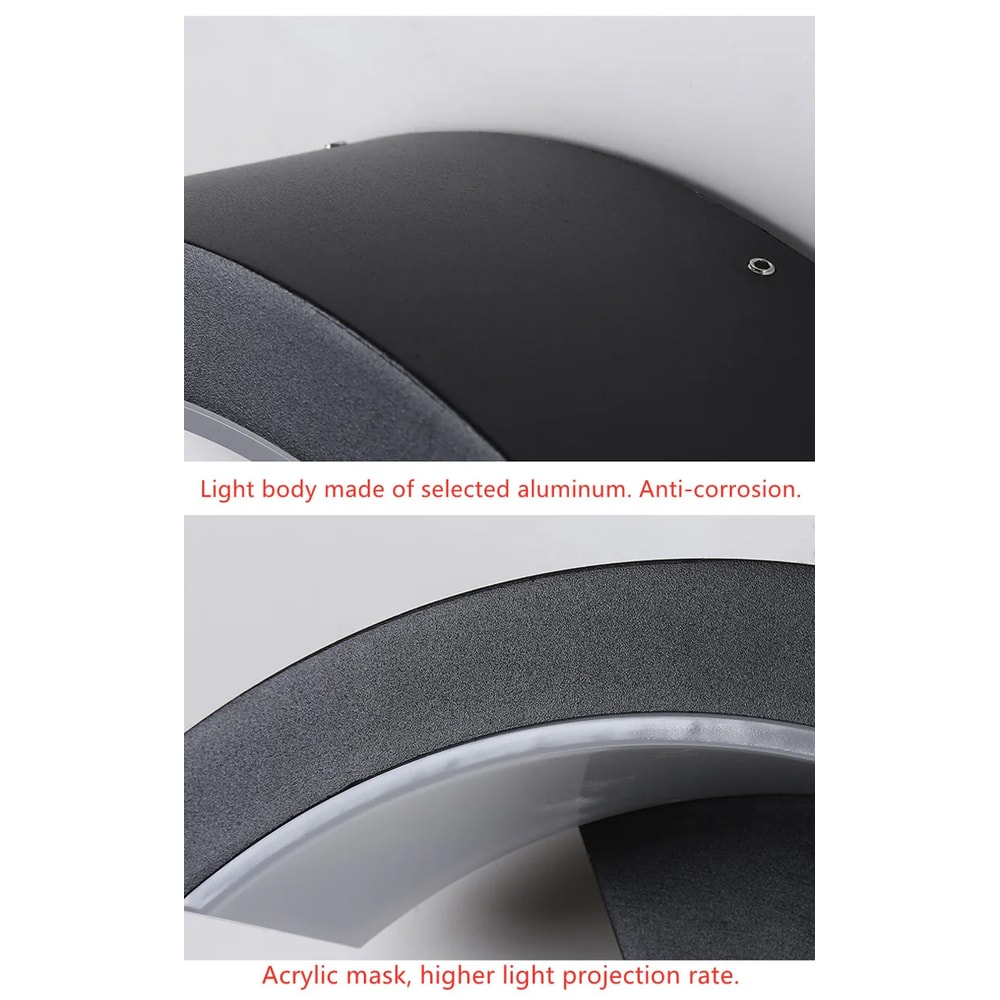 Waterproof Outdoor PIR Motion Sensor Lamp Intelligent Induction Wall Light For Porch 3