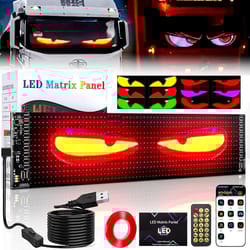 flexible screen led light demon's eye scrolling sign for car and store displays