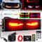Flexible Screen LED Light Demon's Eye Scrolling Sign for Car and Store Displays