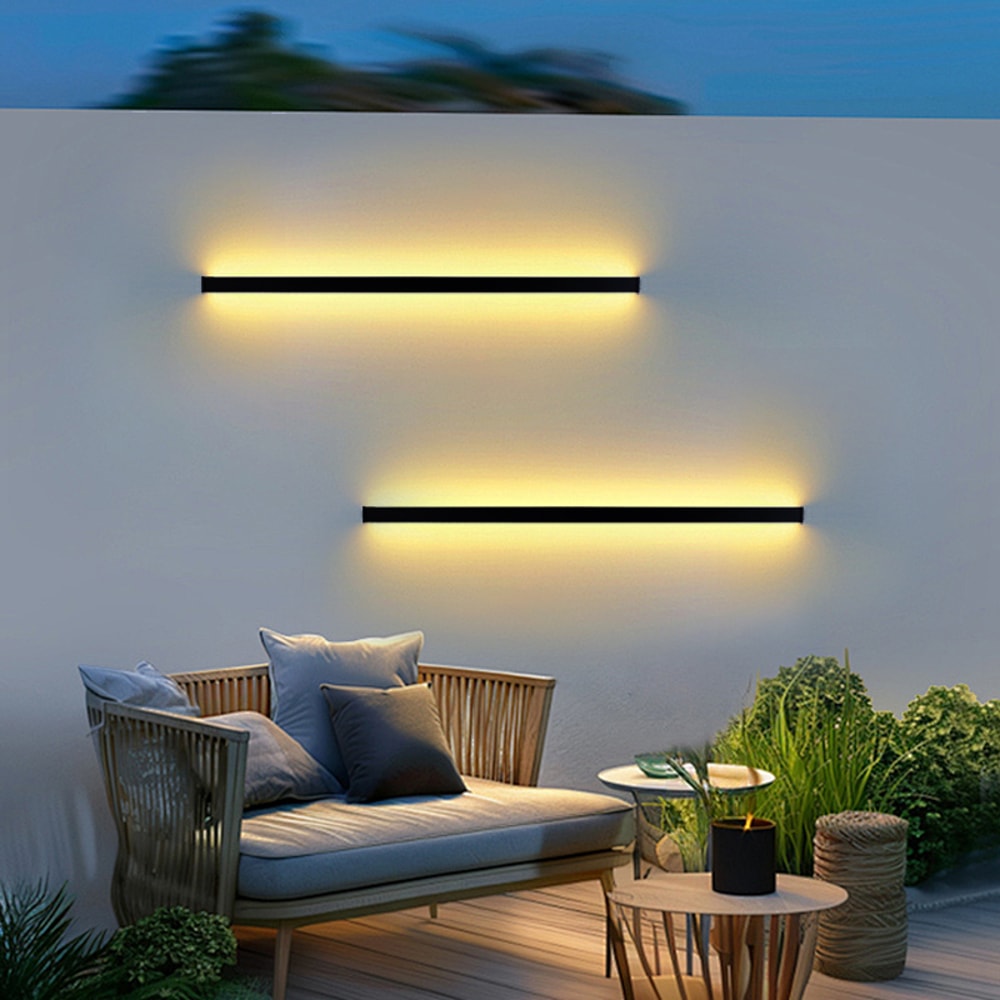 Modern LED Long Wall Lamp For Outdoor Waterproof Lighting For Villas And Balconies 1