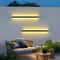 Modern LED Long Wall Lamp For Outdoor Waterproof Lighting For Villas And Balconies 1