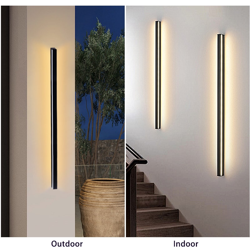 Modern LED Long Wall Lamp For Outdoor Waterproof Lighting For Villas And Balconies 5