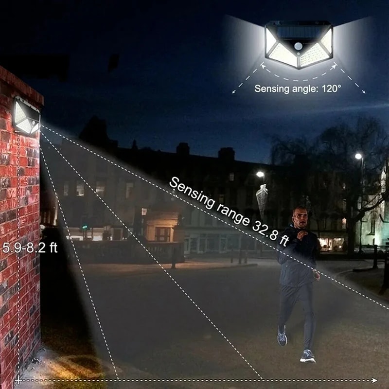 Human Motion Sensor Wall Lamp Waterproof Outdoor Garden Spotlights For Stairs And Decor 4