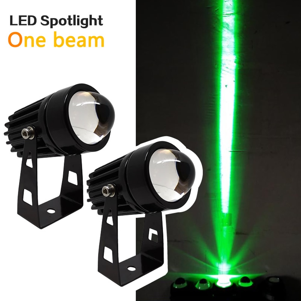 RGB Landscape Lighting, Waterproof One Beam Light, Red Green Blue Wall Light