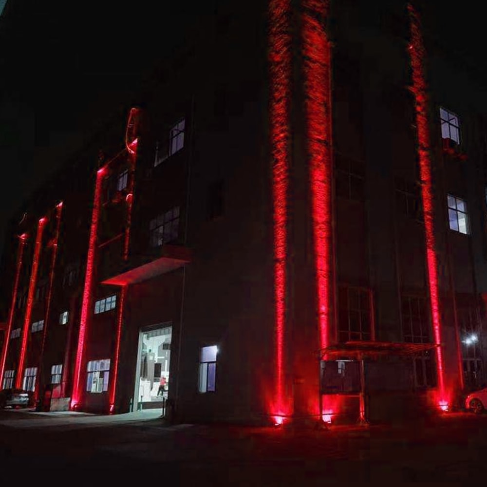 RGB Landscape Lighting, Waterproof One Beam Light, Red Green Blue Wall Light