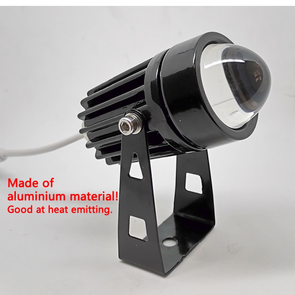 RGB Landscape Lighting, Waterproof One Beam Light, Red Green Blue Wall Light