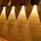 Wireless Outdoor Square Solar Wall Lights Waterproof Garden Wall Lamps 0