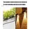 Wireless Outdoor Square Solar Wall Lights Waterproof Garden Wall Lamps 4