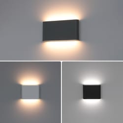 modern aluminum waterproof led wall light, up down lighting for garden, outdoor, indoor patio decoration