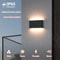 Modern Aluminum Waterproof LED Wall Light, Up Down Lighting for Garden, Outdoor, Indoor Patio Decoration