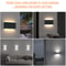 Modern Aluminum Waterproof LED Wall Light, Up Down Lighting for Garden, Outdoor, Indoor Patio Decoration