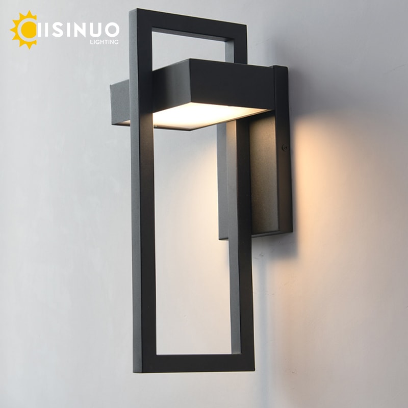 Retro Vintage Black Wall Lighting For Garden Porch Sconce Street Luminaire 5