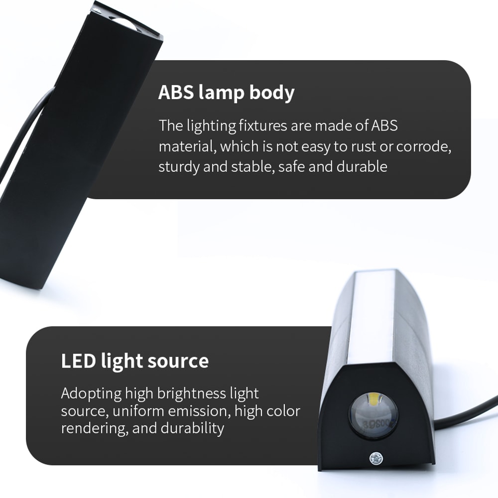 Waterproof LED Wall Lamp, Porch Light for Indoor & Outdoor, Living Room Corridor Lighting Decor