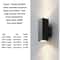 Outdoor Wall Light, Black Gray Up Down Waterproof Porch Garden Light