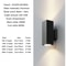 Outdoor Wall Light, Black Gray Up Down Waterproof Porch Garden Light
