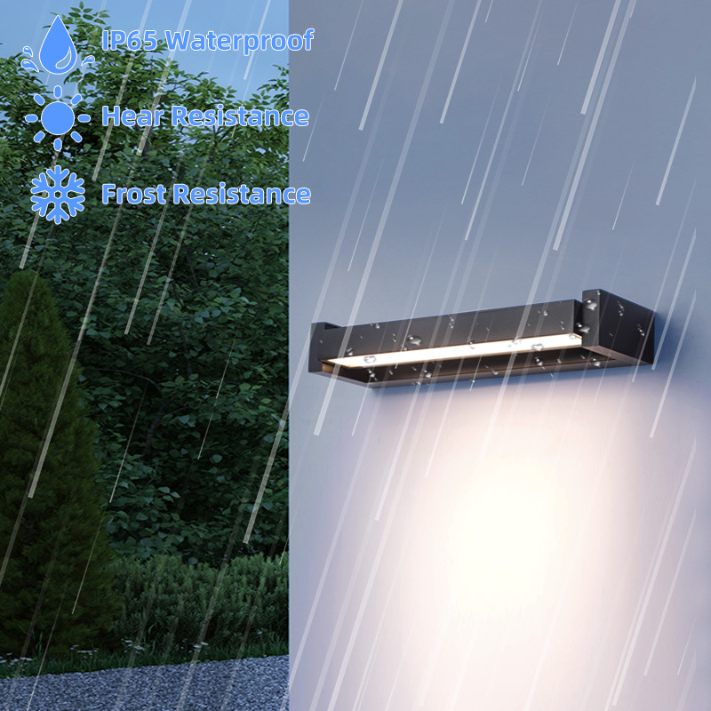 Simple Aluminum Wall Lights Fixture, LED Waterproof Garden Lamp