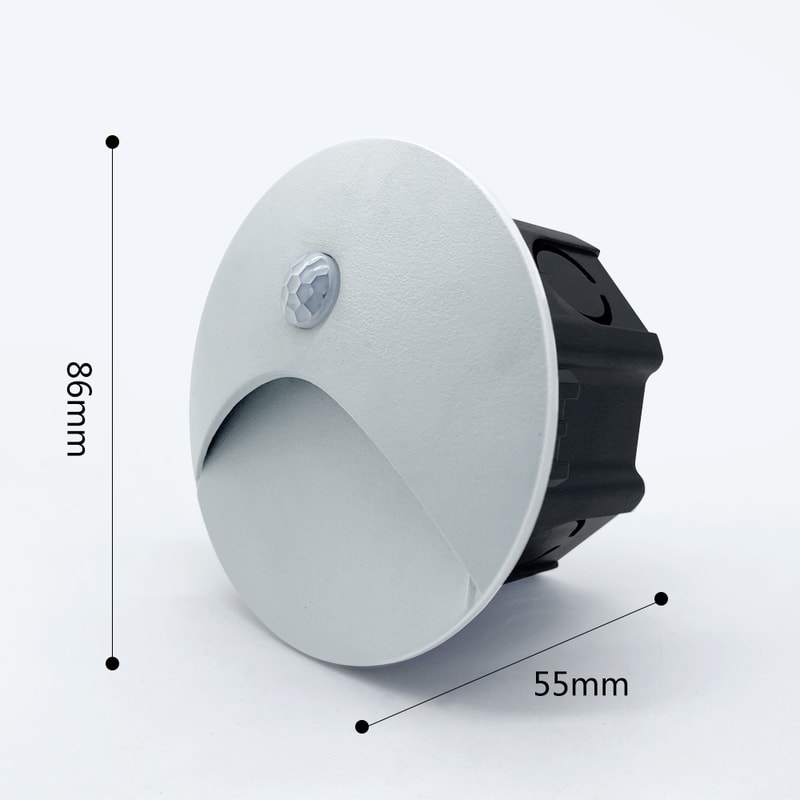 Lighting LED Sensor Embedded Wall Lamps Waterproof Outside Night Light For Steps 8