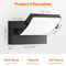 LED Wall Light with Sensor, Waterproof, Ideal for Bedroom, Garden, Corridor, Balcony