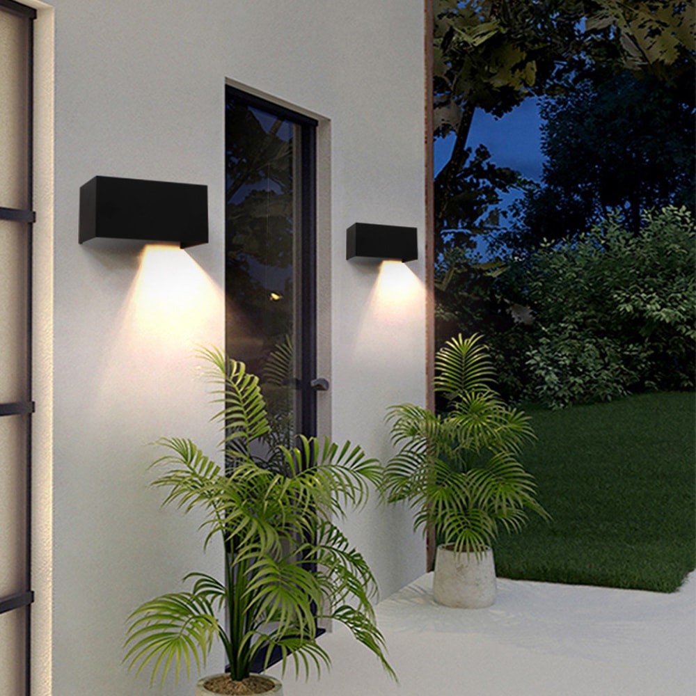 Rechangeable LED Outdoor Wall Lamp, Waterproof Bulb, Garden Porch Lighting