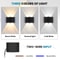 Economy LED Wall Lamp Plastic Sconce Lights Nordic Spot For Bedroom Corridor 3