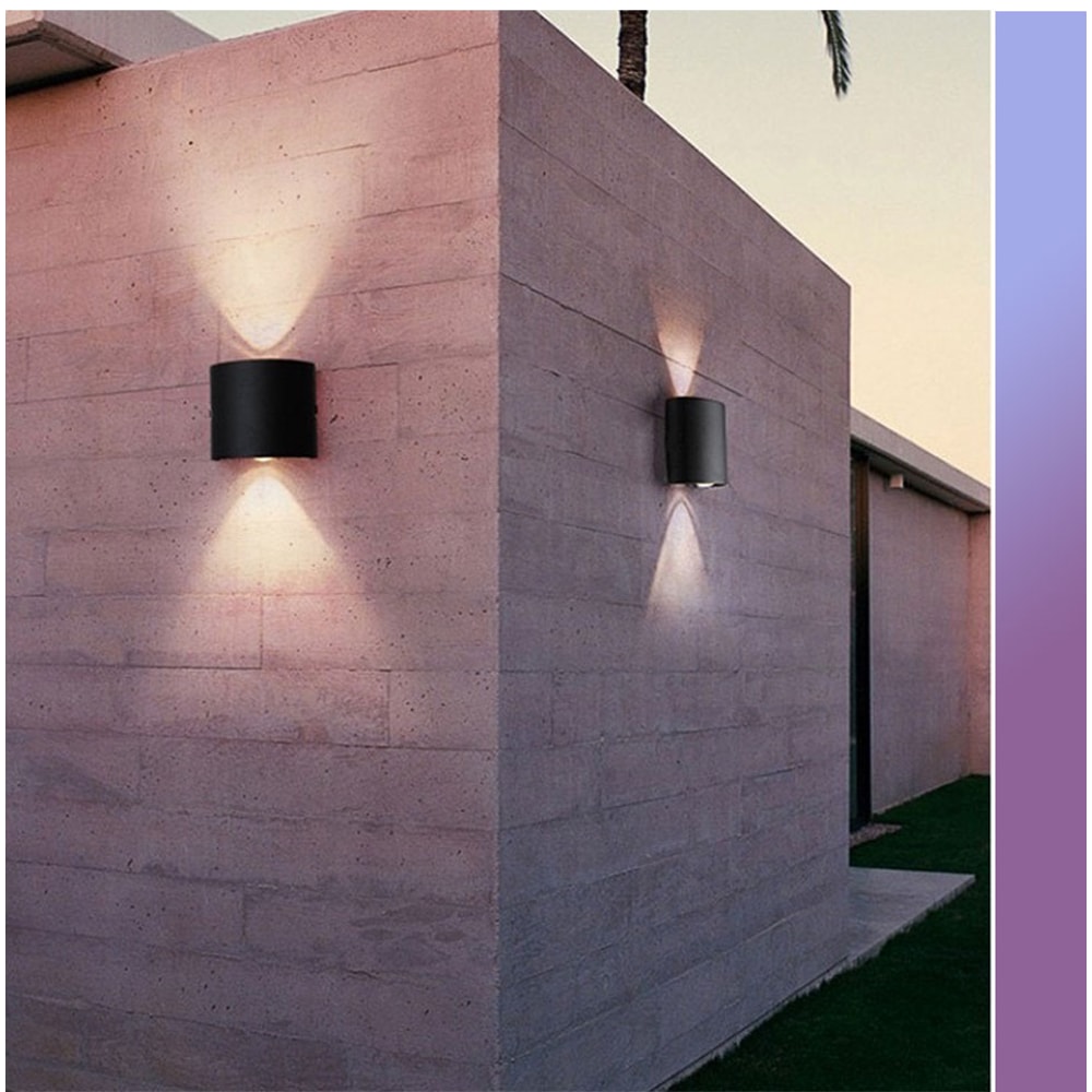 Economy LED Wall Lamp Plastic Sconce Lights Nordic Spot For Bedroom Corridor 5