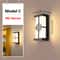 Waterproof Sensor Wall Light Exterior Garden Lamp For Porch Balcony Street 6