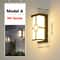 Waterproof Sensor Wall Light Exterior Garden Lamp For Porch Balcony Street 10