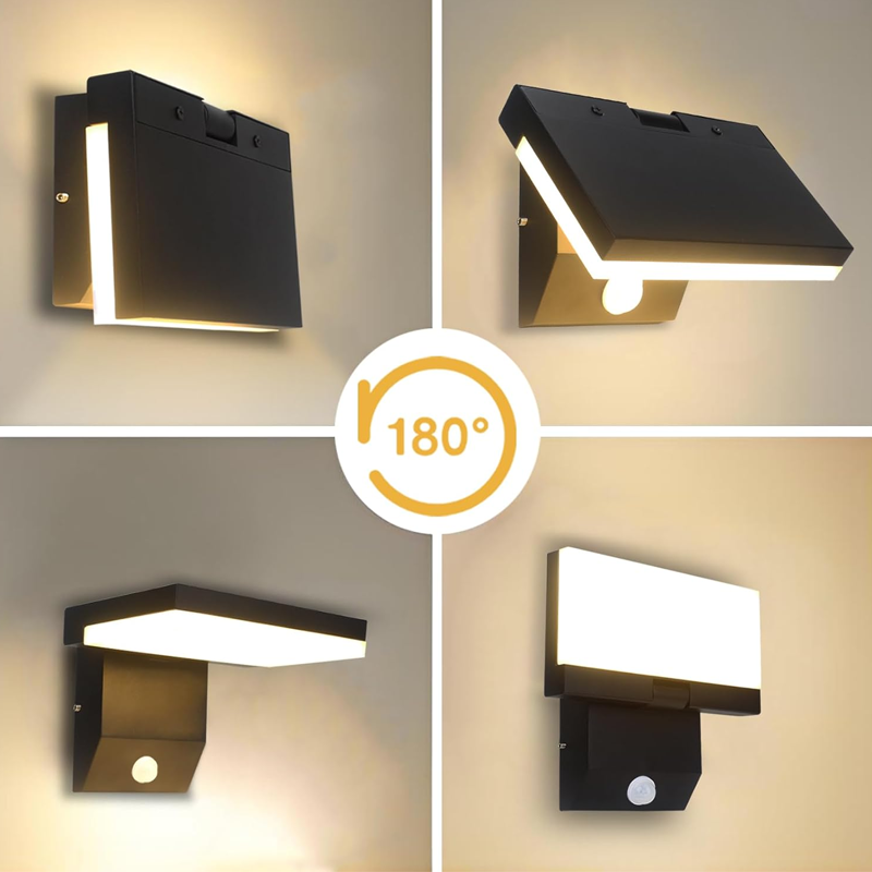 LED Waterproof Sensor Wall Lights for Balcony, Corridor, Indoor, Garden