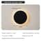 Solar Eclipse Circular Wall Lamp for Bedroom, Corridor & Garden Sconce Night Light