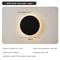 Solar Eclipse Circular Wall Lamp for Bedroom, Corridor & Garden Sconce Night Light